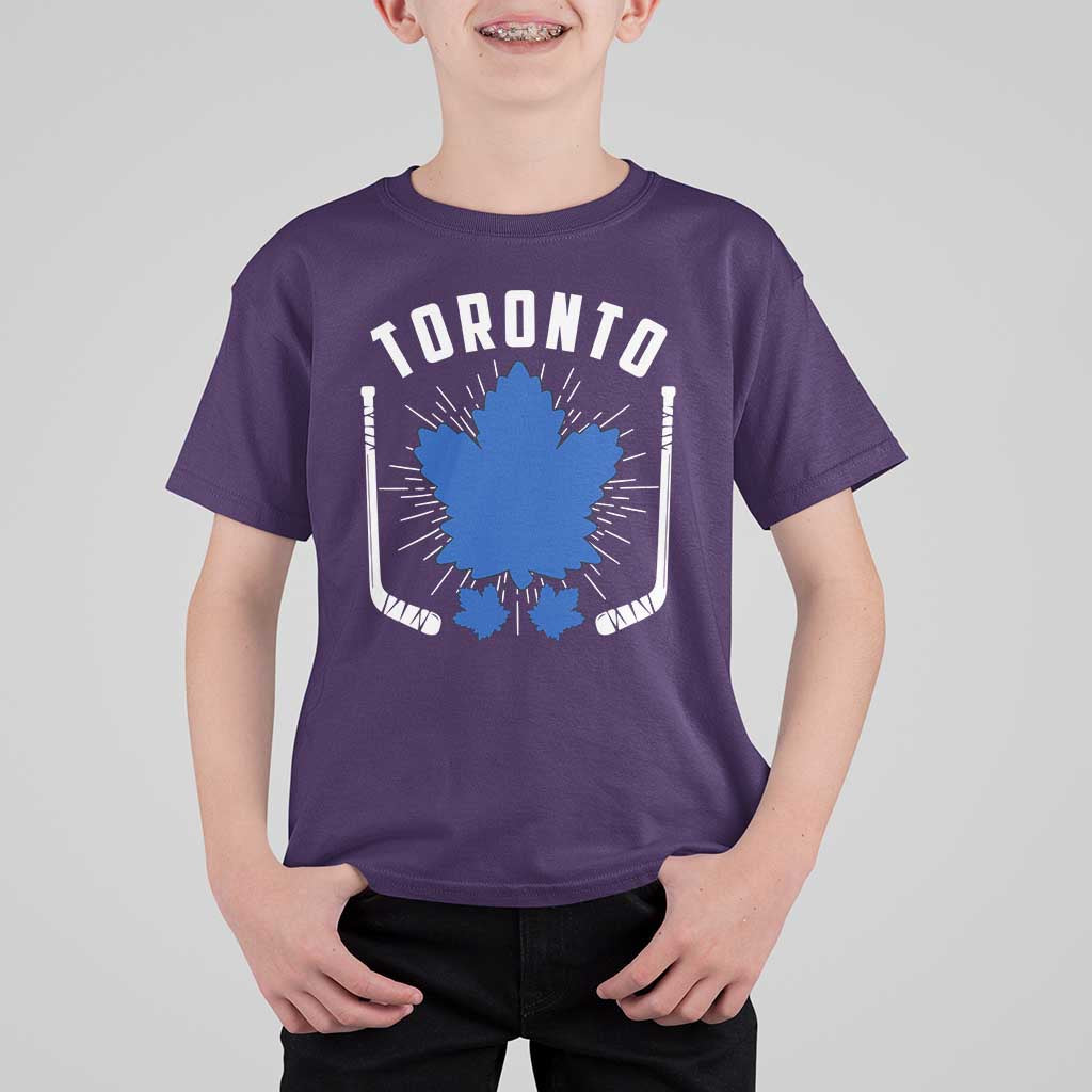 Toronto Ice Hockey Lover T Shirt For Kid Vintage Canada Gift - Wonder Print Shop