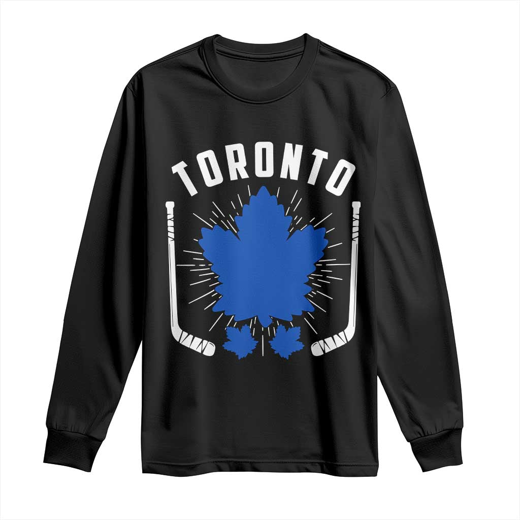 Toronto Ice Hockey Lover Long Sleeve Shirt Vintage Canada Gift - Wonder Print Shop
