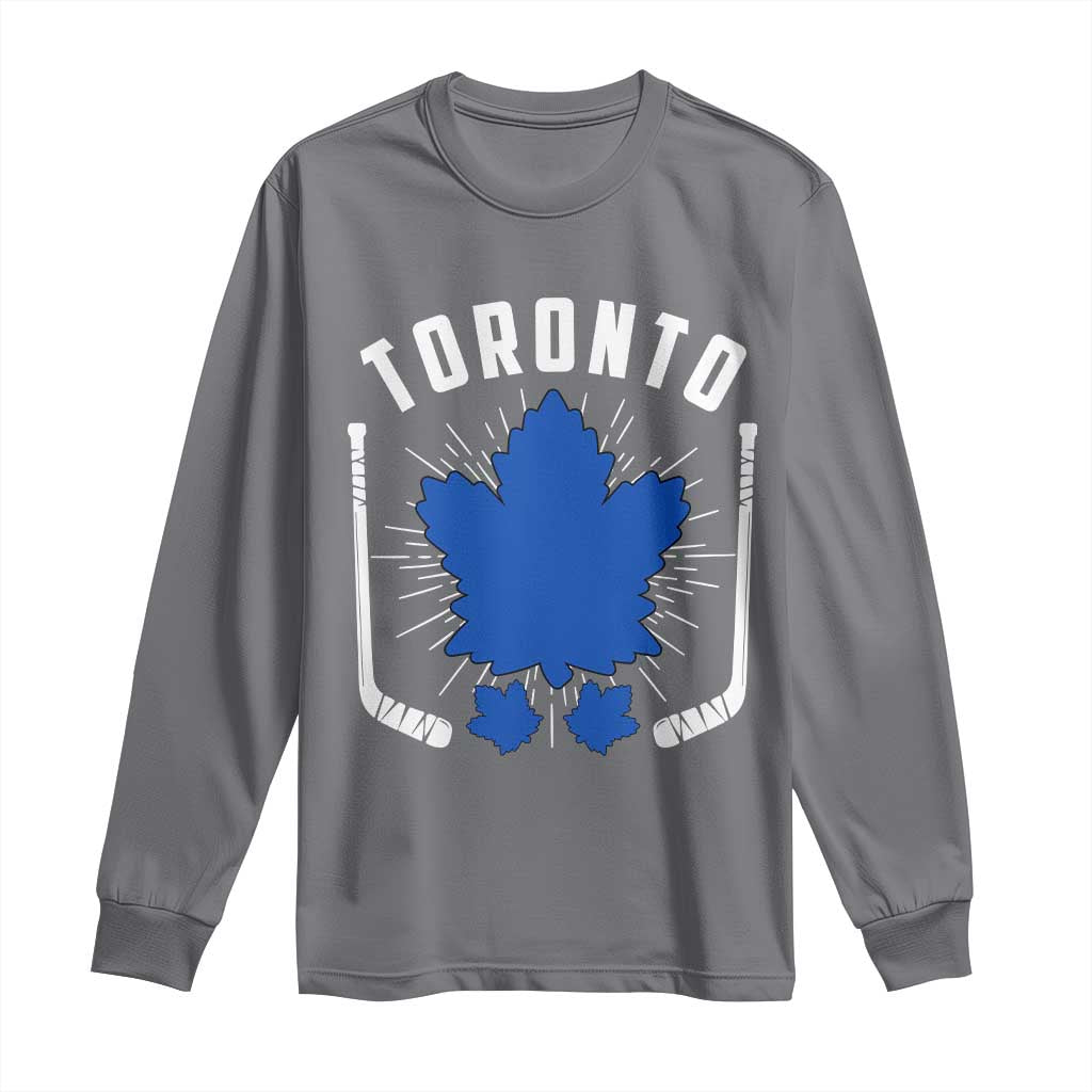 Toronto Ice Hockey Lover Long Sleeve Shirt Vintage Canada Gift - Wonder Print Shop