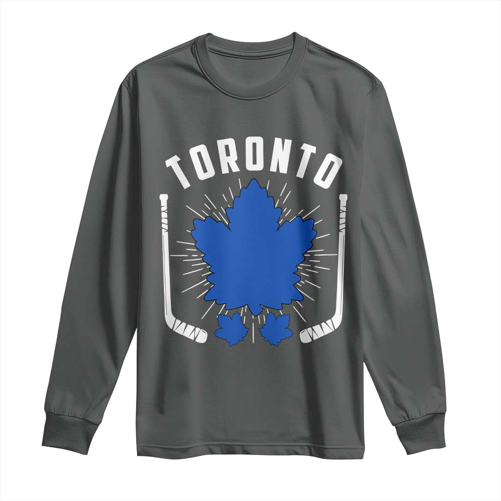 Toronto Ice Hockey Lover Long Sleeve Shirt Vintage Canada Gift - Wonder Print Shop