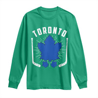 Toronto Ice Hockey Lover Long Sleeve Shirt Vintage Canada Gift - Wonder Print Shop