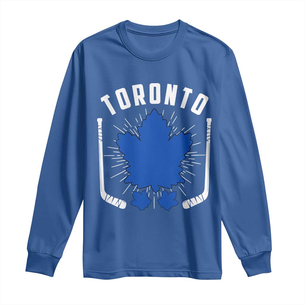Toronto Ice Hockey Lover Long Sleeve Shirt Vintage Canada Gift - Wonder Print Shop