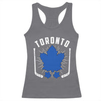 Toronto Ice Hockey Lover Racerback Tank Top Vintage Canada Gift - Wonder Print Shop