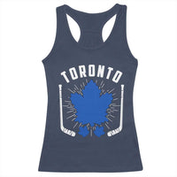 Toronto Ice Hockey Lover Racerback Tank Top Vintage Canada Gift - Wonder Print Shop