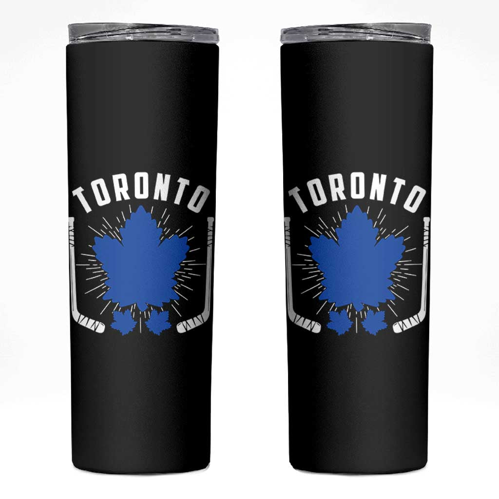 Toronto Ice Hockey Lover Skinny Tumbler Vintage Canada Gift - Wonder Print Shop