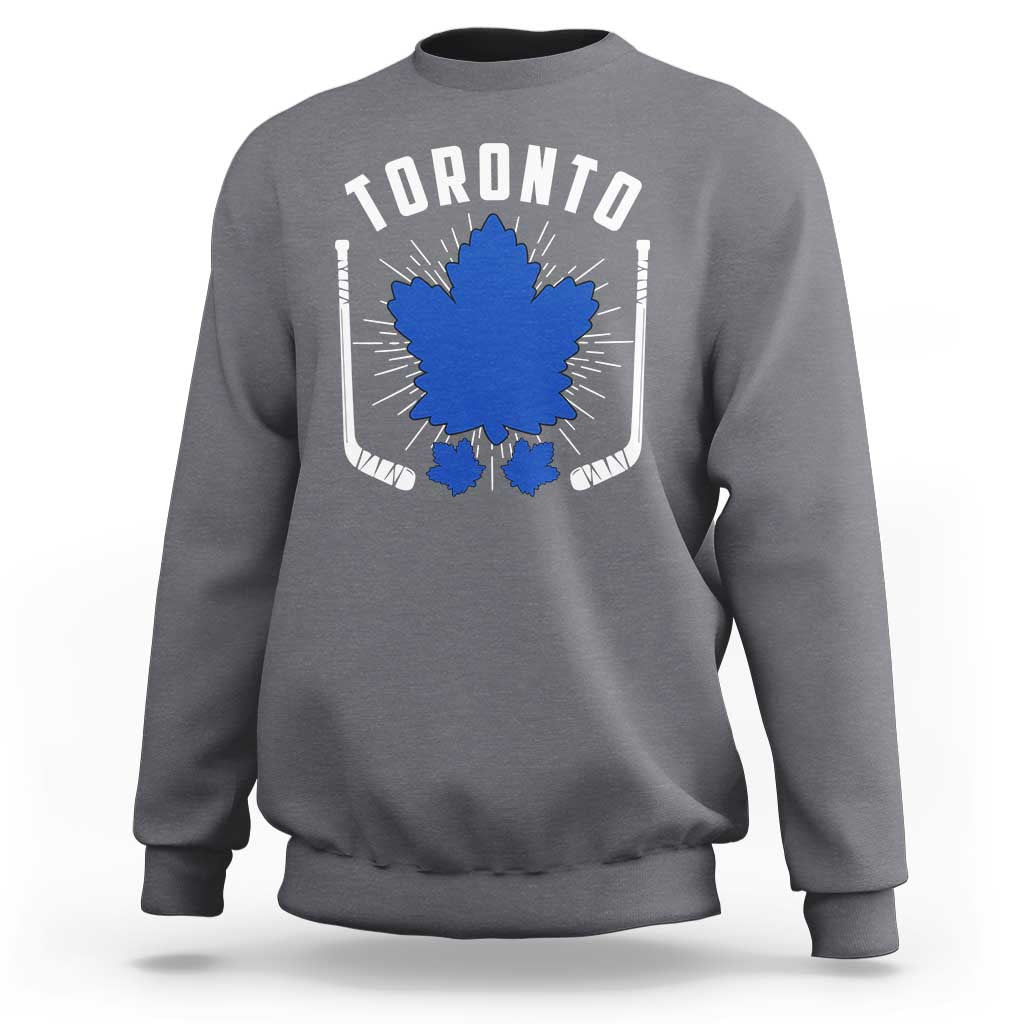 Toronto Ice Hockey Lover Sweatshirt Vintage Canada Gift - Wonder Print Shop