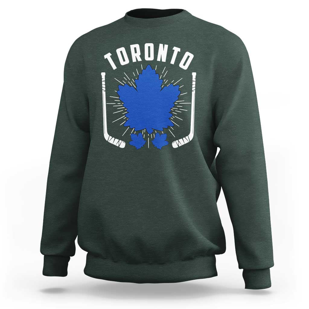 Toronto Ice Hockey Lover Sweatshirt Vintage Canada Gift - Wonder Print Shop