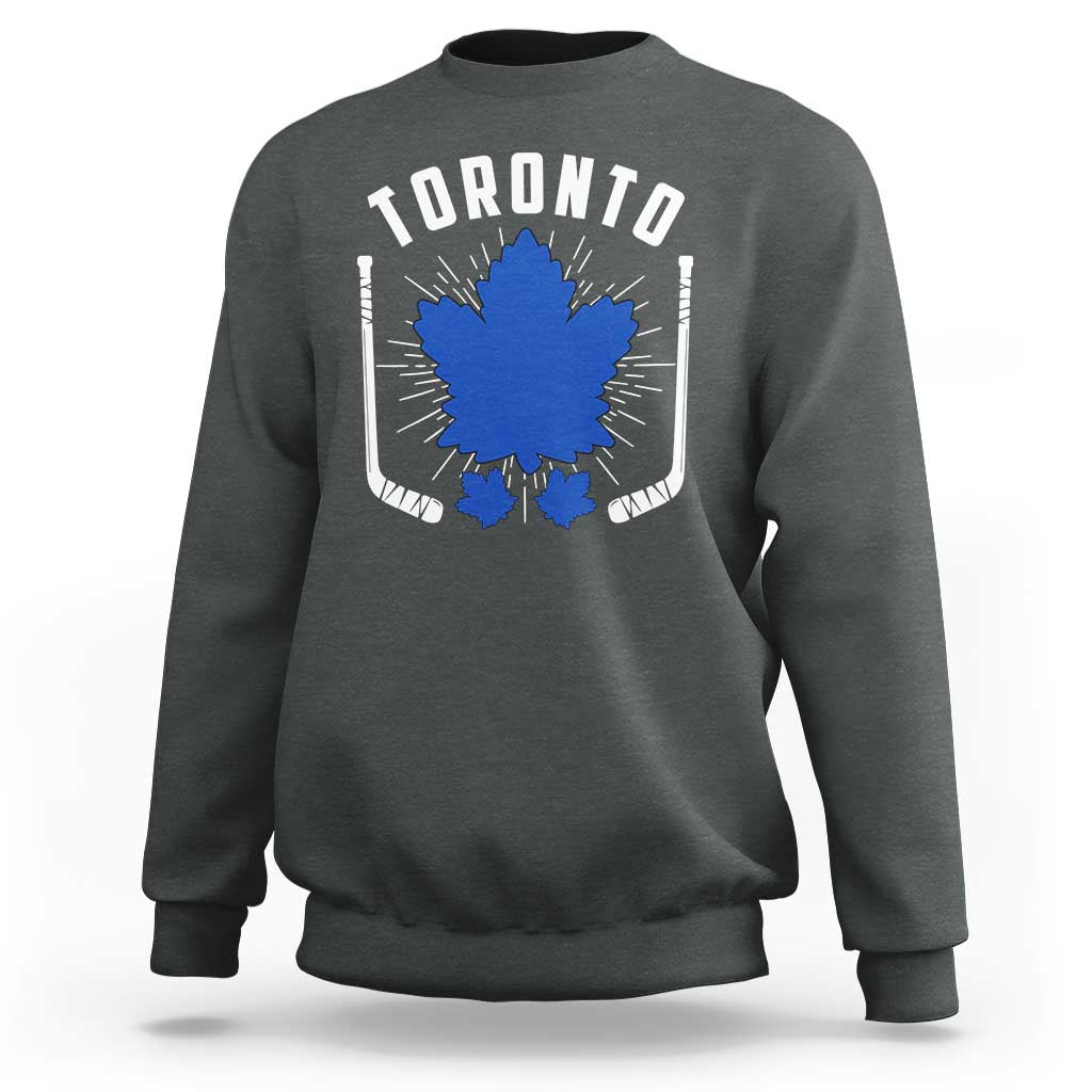 Toronto Ice Hockey Lover Sweatshirt Vintage Canada Gift - Wonder Print Shop