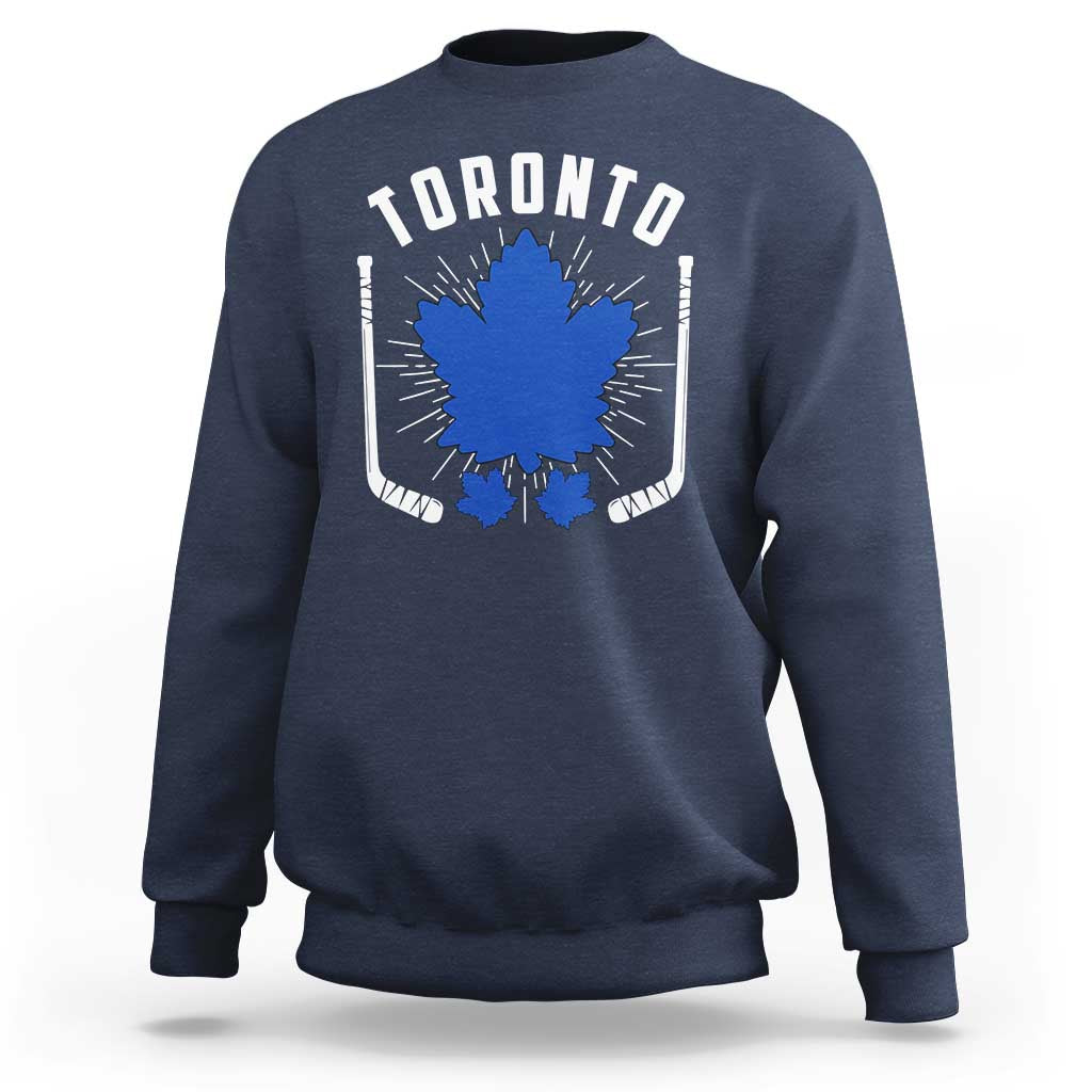 Toronto Ice Hockey Lover Sweatshirt Vintage Canada Gift - Wonder Print Shop