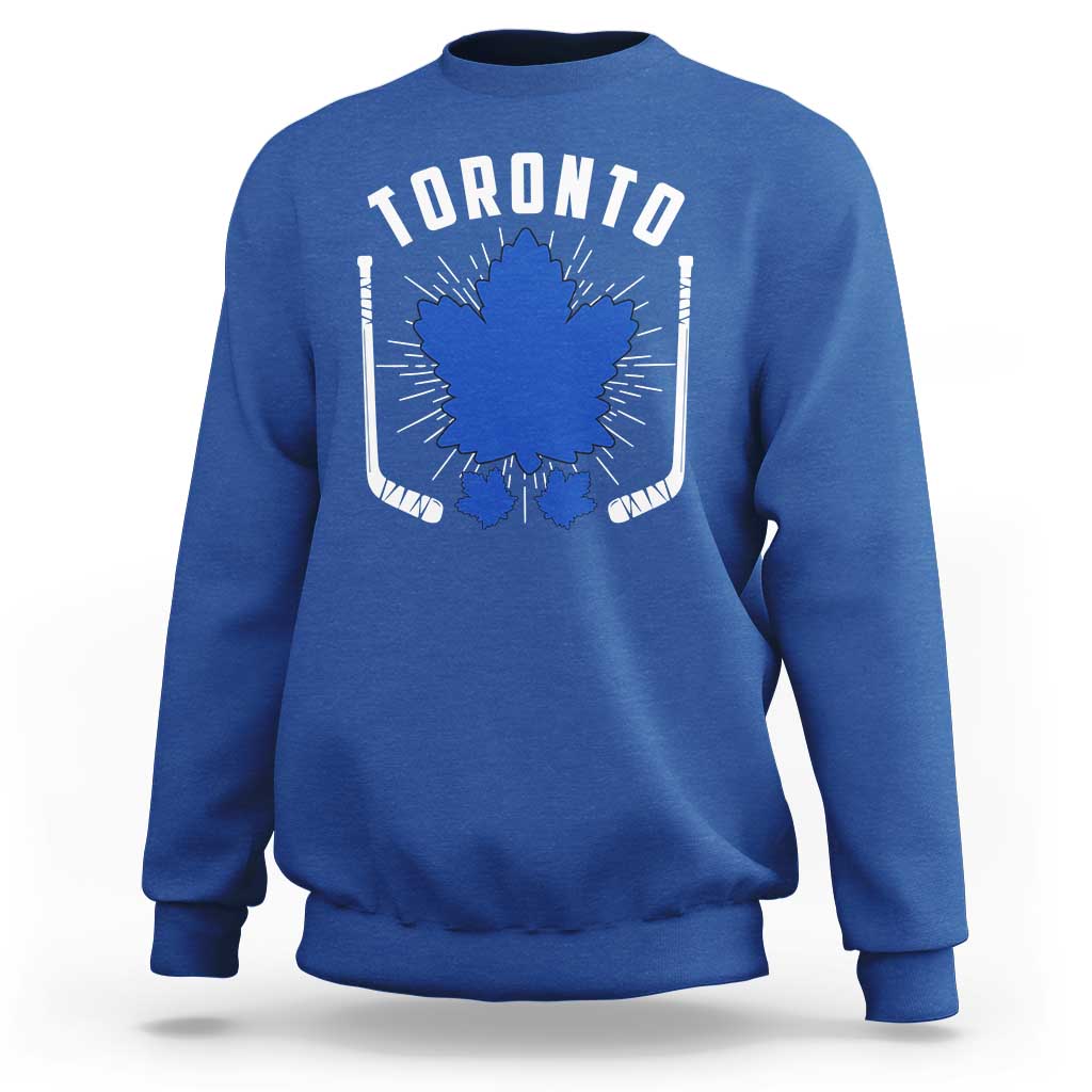 Toronto Ice Hockey Lover Sweatshirt Vintage Canada Gift - Wonder Print Shop