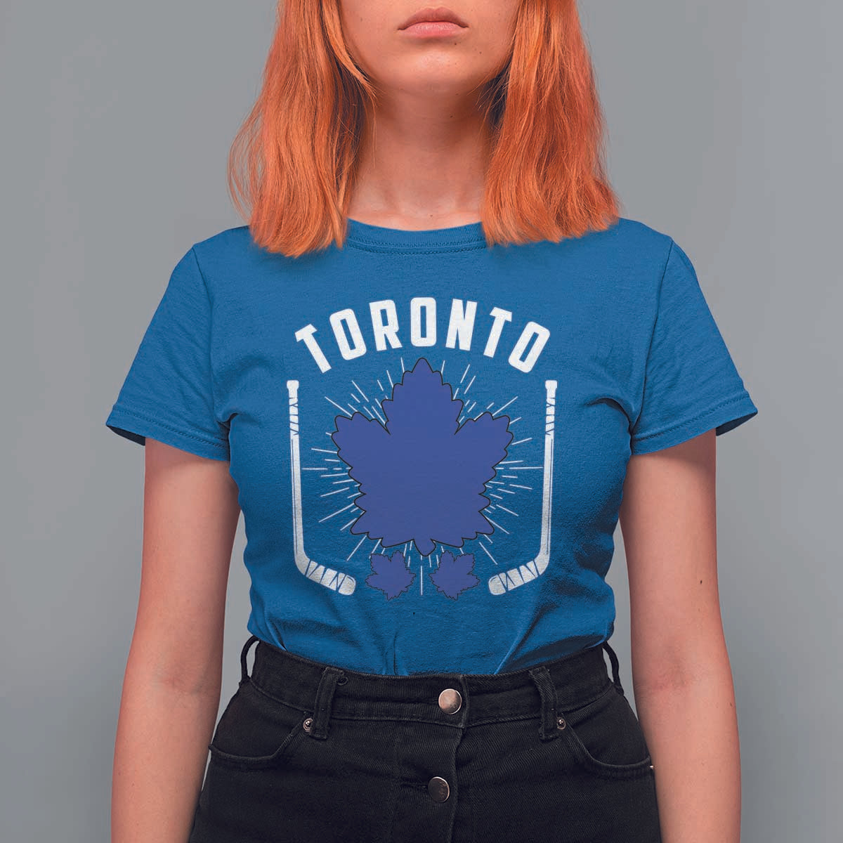 Toronto Ice Hockey Lover T Shirt For Women Vintage Canada Gift - Wonder Print Shop