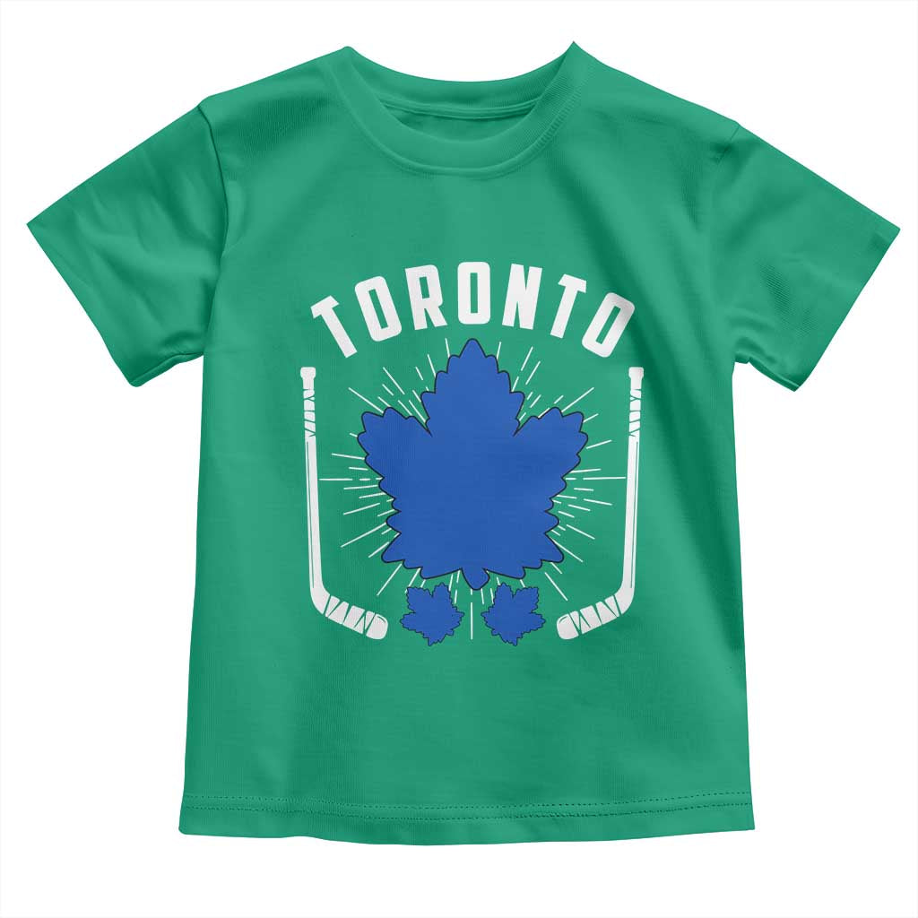 Toronto Ice Hockey Lover Toddler T Shirt Vintage Canada Gift - Wonder Print Shop