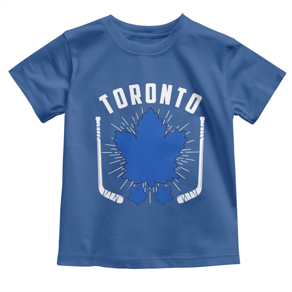 Toronto Ice Hockey Lover Toddler T Shirt Vintage Canada Gift - Wonder Print Shop