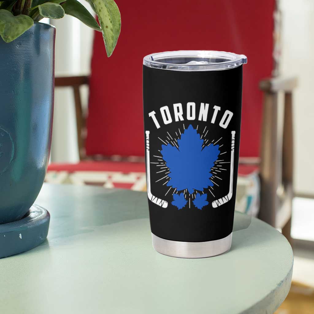Toronto Ice Hockey Lover Tumbler Cup Vintage Canada Gift - Wonder Print Shop