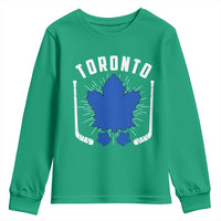 Toronto Ice Hockey Lover Youth Sweatshirt Vintage Canada Gift - Wonder Print Shop