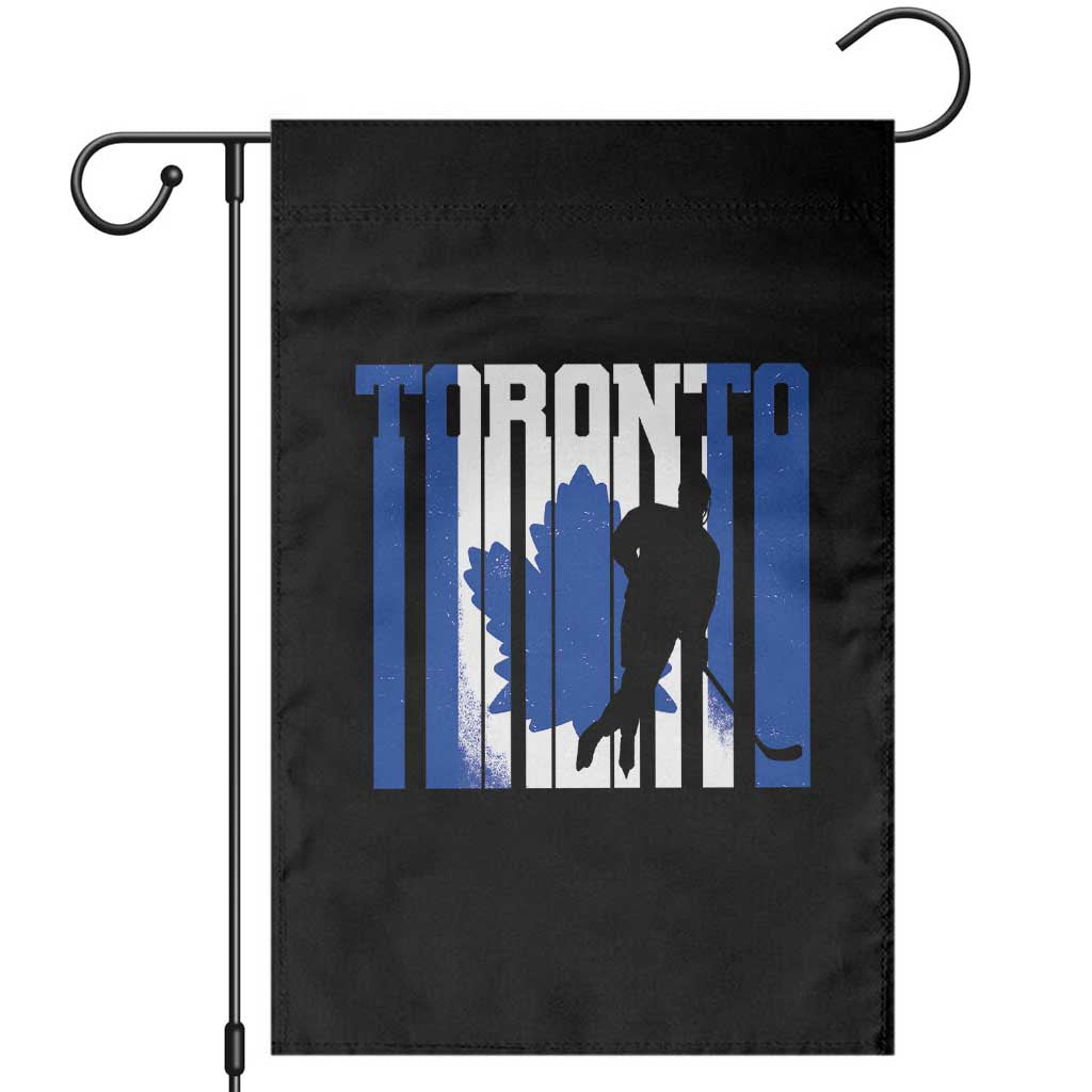Ice Hockey Torontonian Player Garden Flag Toronto Flag Gift - Wonder Print Shop