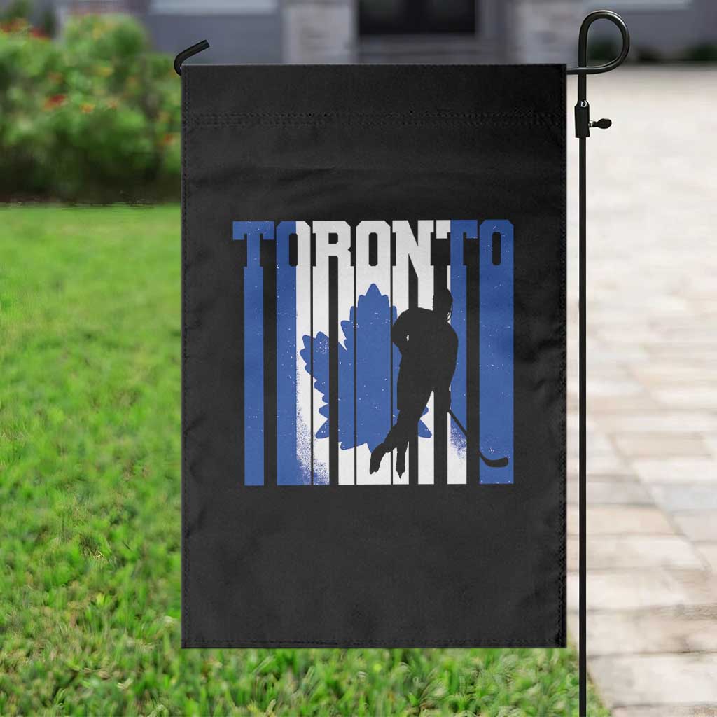 Ice Hockey Torontonian Player Garden Flag Toronto Flag Gift - Wonder Print Shop