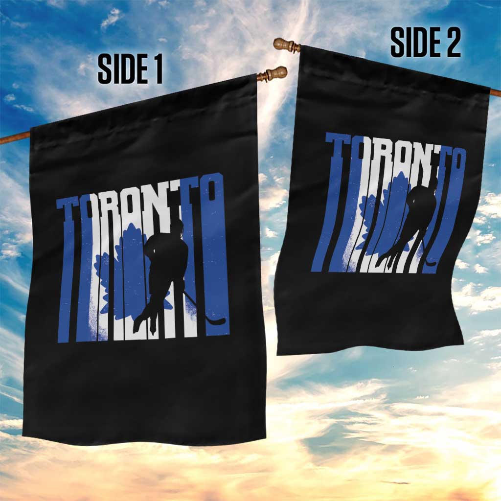 Ice Hockey Torontonian Player Garden Flag Toronto Flag Gift - Wonder Print Shop