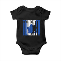 Ice Hockey Torontonian Player Baby Onesie Toronto Flag Gift - Wonder Print Shop