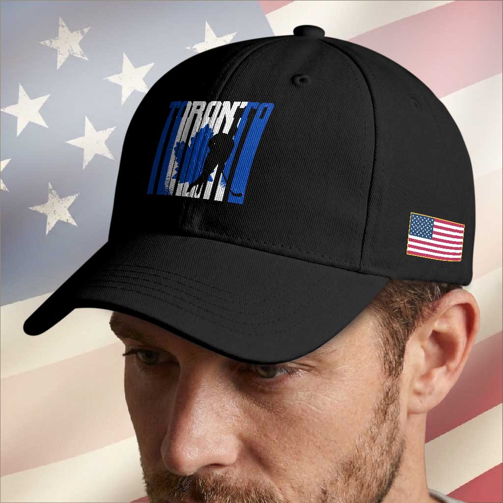 Ice Hockey Torontonian Player Baseball Cap Toronto Flag Gift