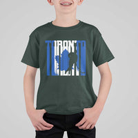 Ice Hockey Torontonian Player T Shirt For Kid Toronto Flag Gift - Wonder Print Shop