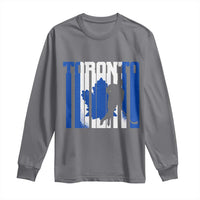 Ice Hockey Torontonian Player Long Sleeve Shirt Toronto Flag Gift - Wonder Print Shop