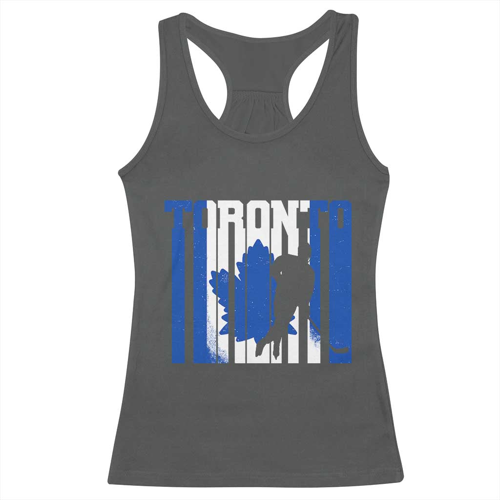 Ice Hockey Torontonian Player Racerback Tank Top Toronto Flag Gift - Wonder Print Shop