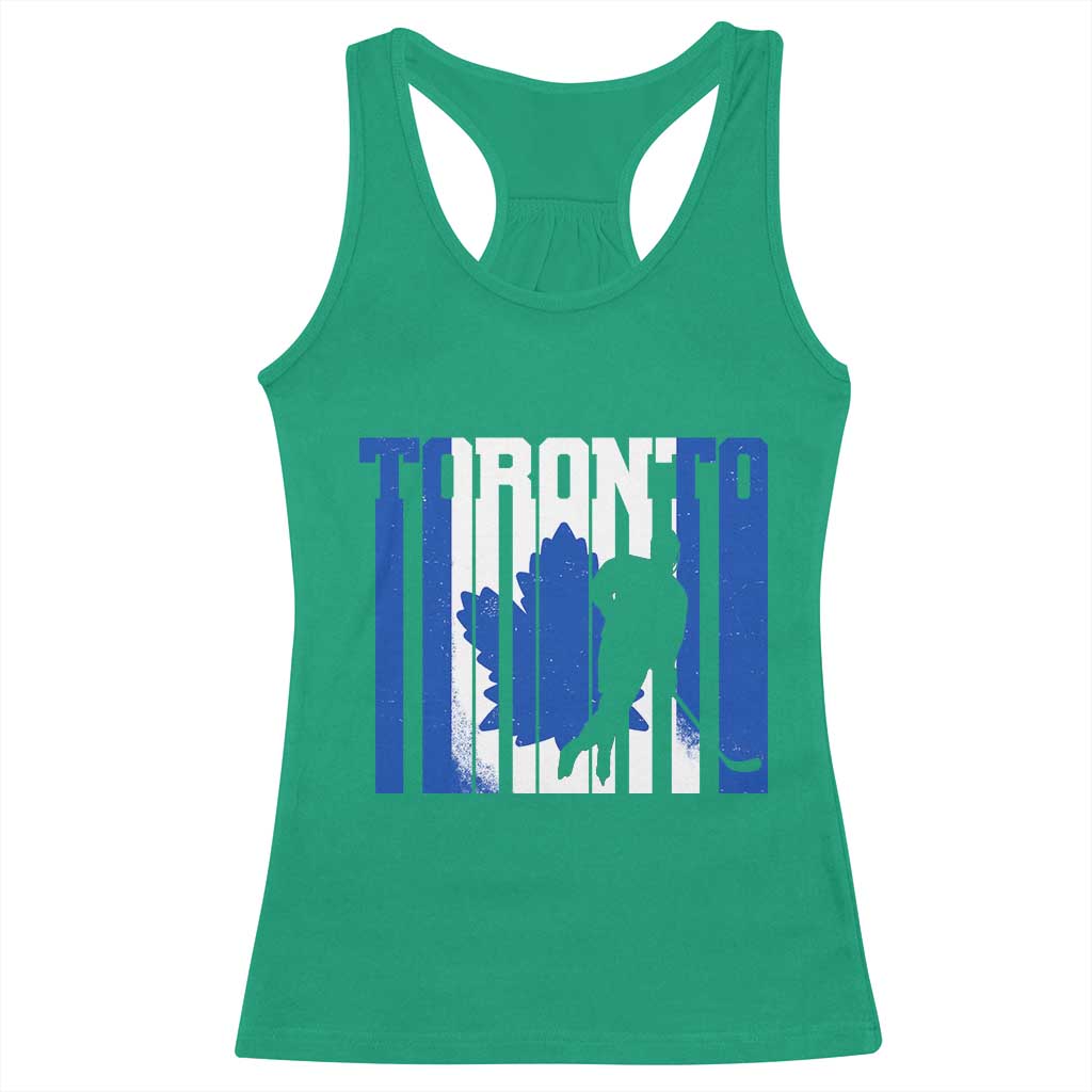 Ice Hockey Torontonian Player Racerback Tank Top Toronto Flag Gift - Wonder Print Shop