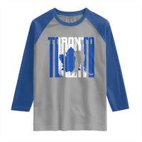 Ice Hockey Torontonian Player Raglan Shirt Toronto Flag Gift - Wonder Print Shop