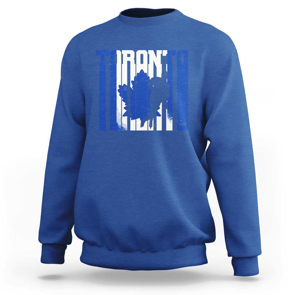 Ice Hockey Torontonian Player Sweatshirt Toronto Flag Gift - Wonder Print Shop
