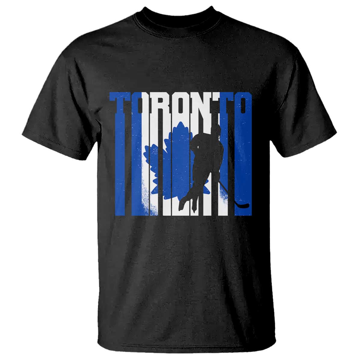 Ice Hockey Torontonian Player T Shirt Toronto Flag Gift - Wonder Print Shop