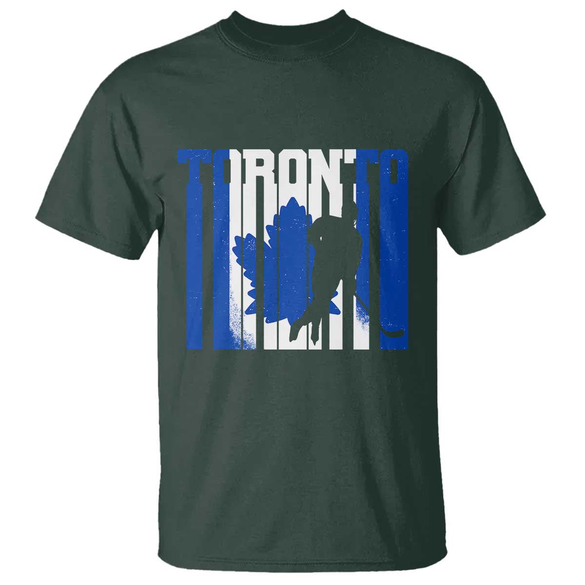 Ice Hockey Torontonian Player T Shirt Toronto Flag Gift - Wonder Print Shop