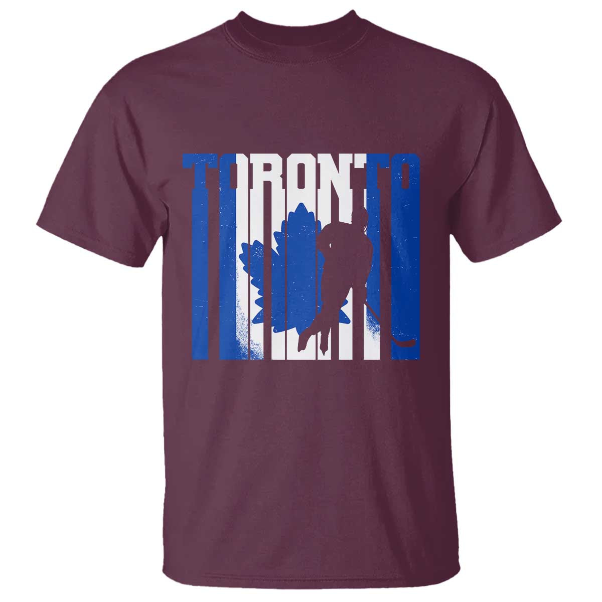 Ice Hockey Torontonian Player T Shirt Toronto Flag Gift - Wonder Print Shop