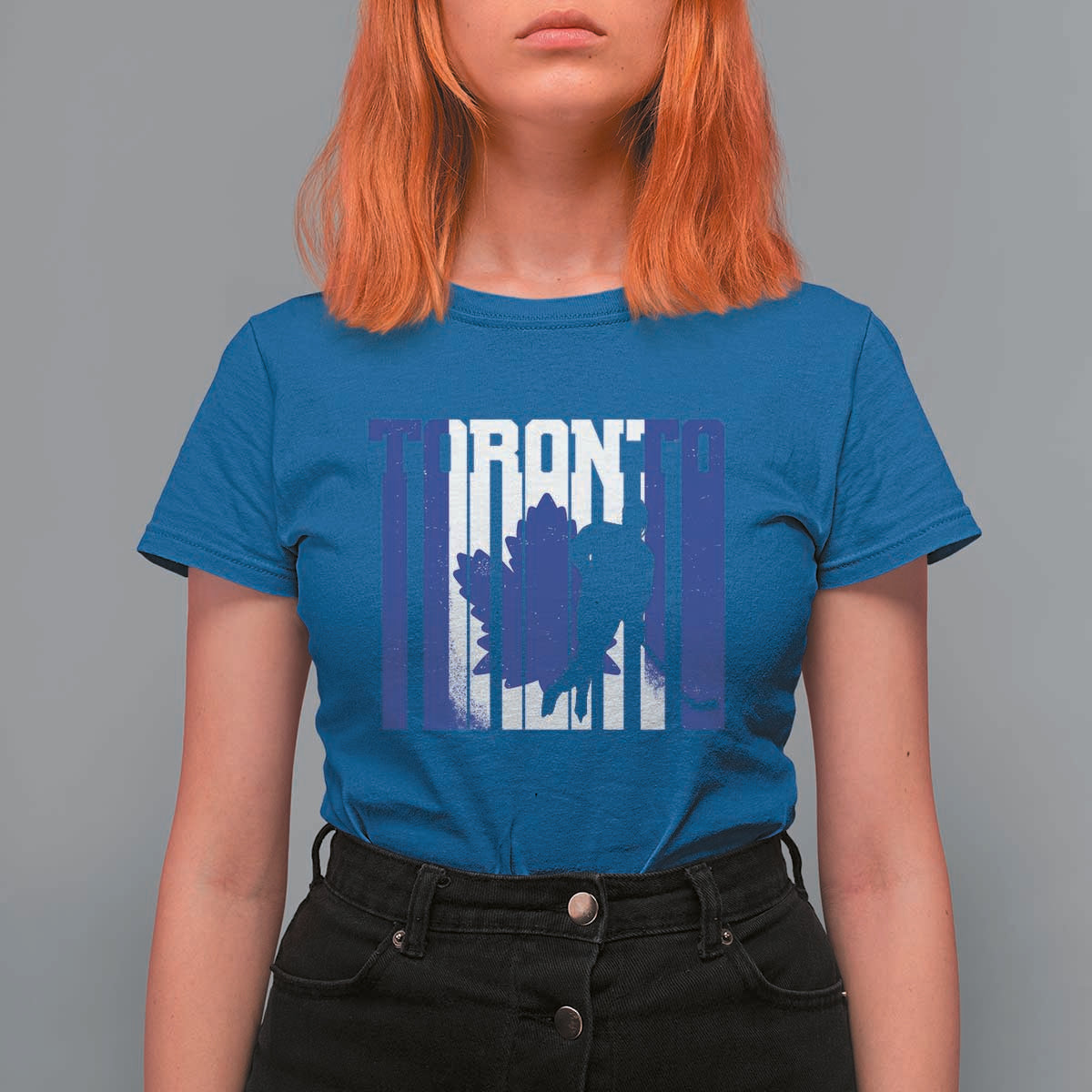 Ice Hockey Torontonian Player T Shirt For Women Toronto Flag Gift - Wonder Print Shop