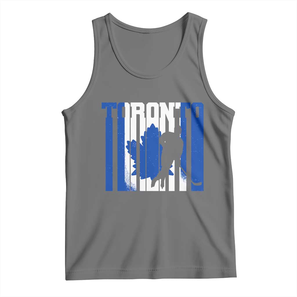 Ice Hockey Torontonian Player Tank Top Toronto Flag Gift - Wonder Print Shop