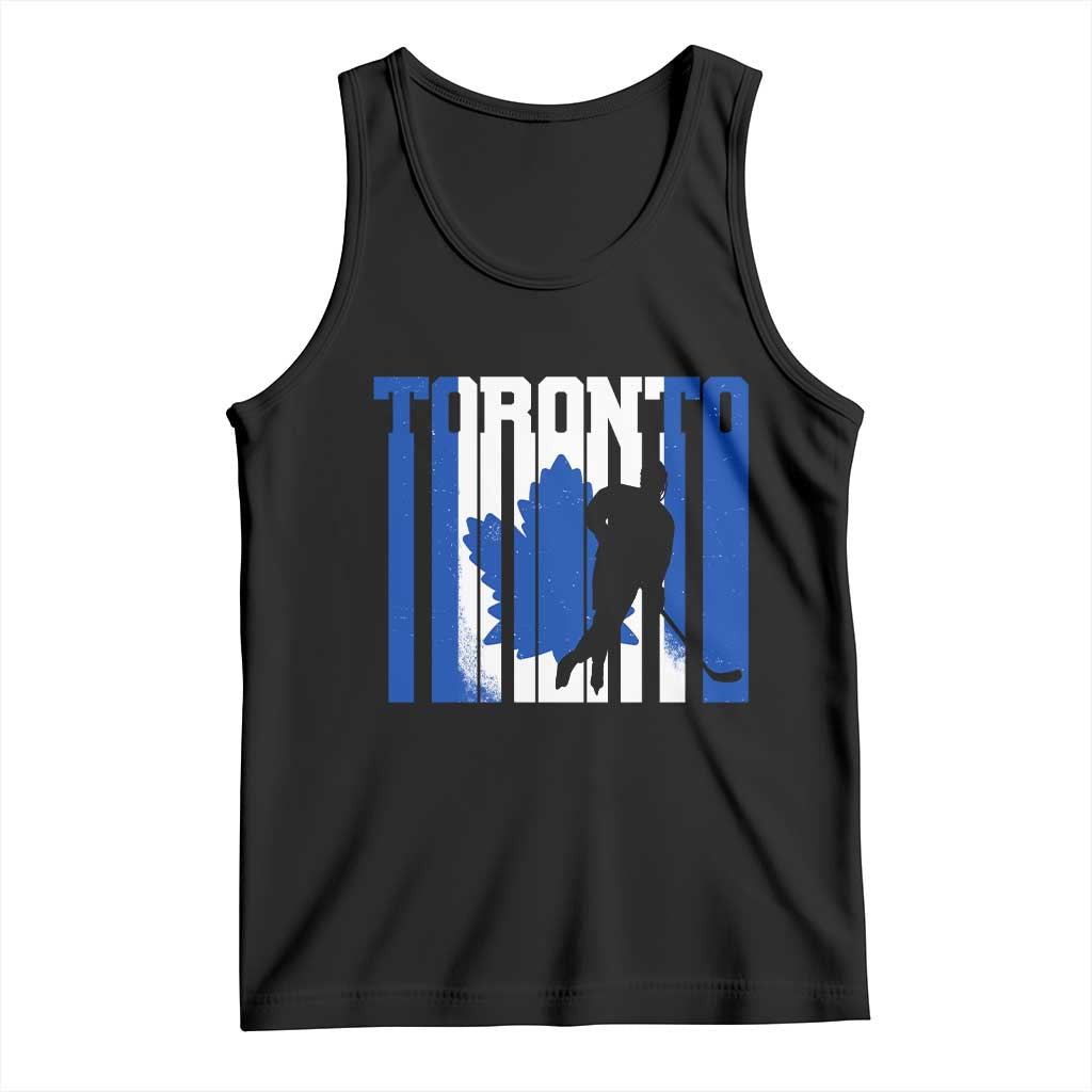 Ice Hockey Torontonian Player Tank Top Toronto Flag Gift - Wonder Print Shop