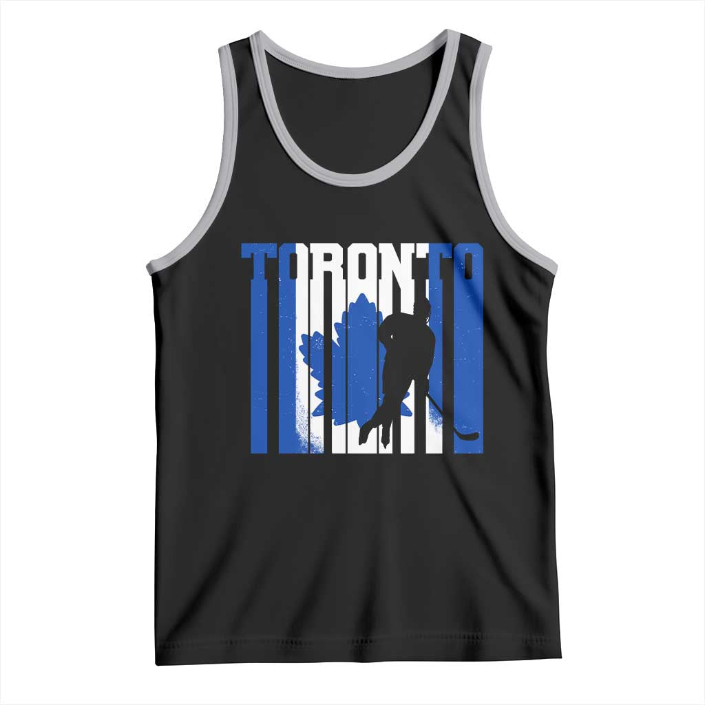 Ice Hockey Torontonian Player Tank Top Toronto Flag Gift - Wonder Print Shop