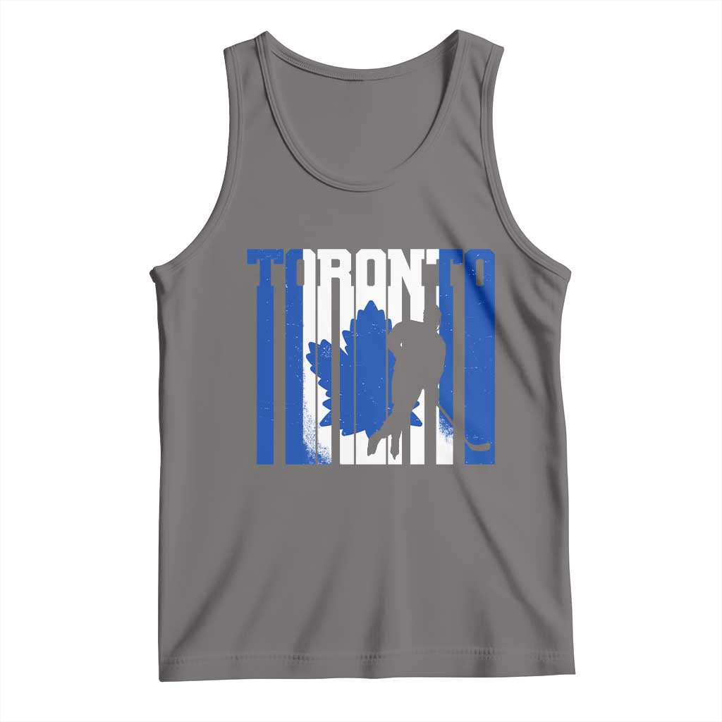 Ice Hockey Torontonian Player Tank Top Toronto Flag Gift - Wonder Print Shop