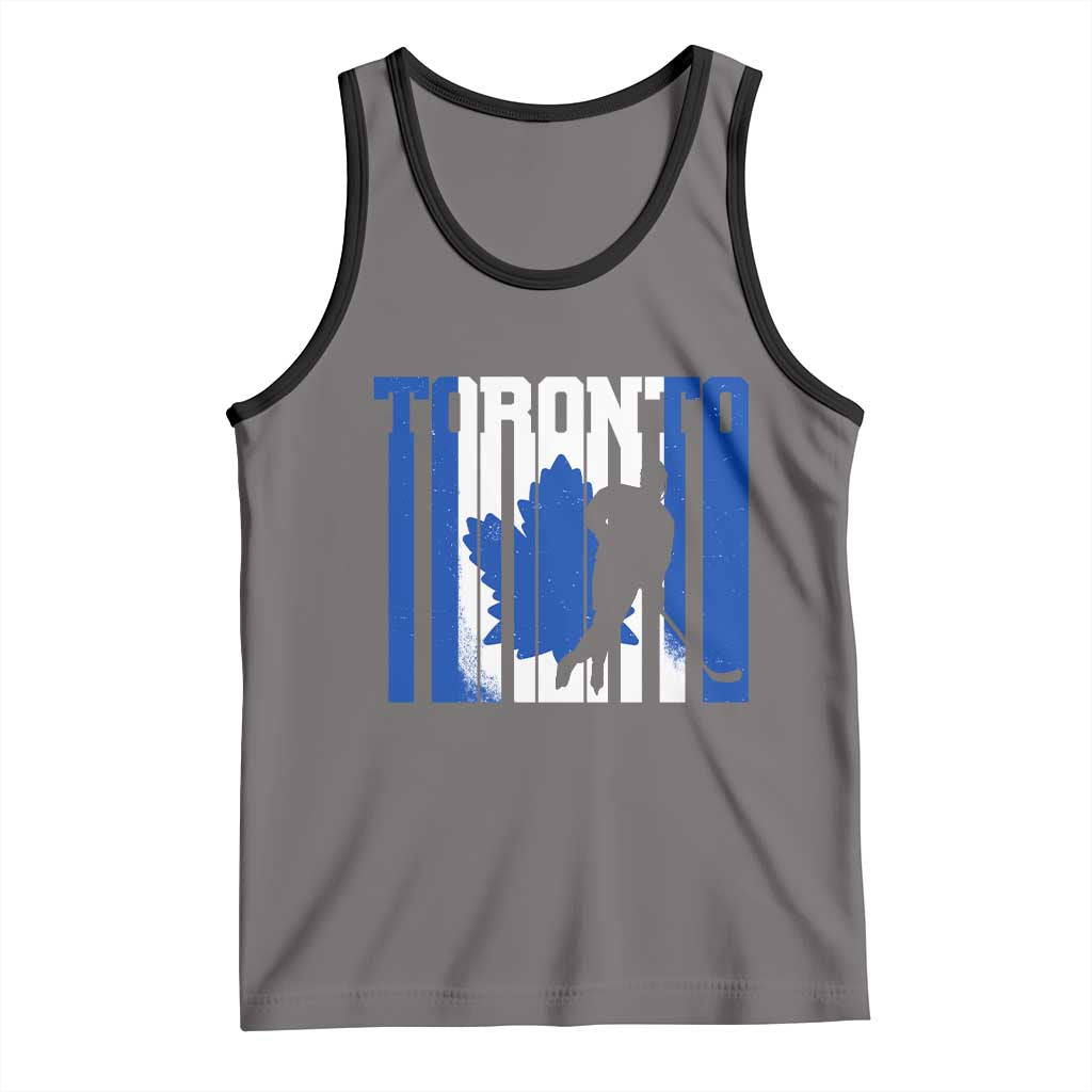 Ice Hockey Torontonian Player Tank Top Toronto Flag Gift - Wonder Print Shop