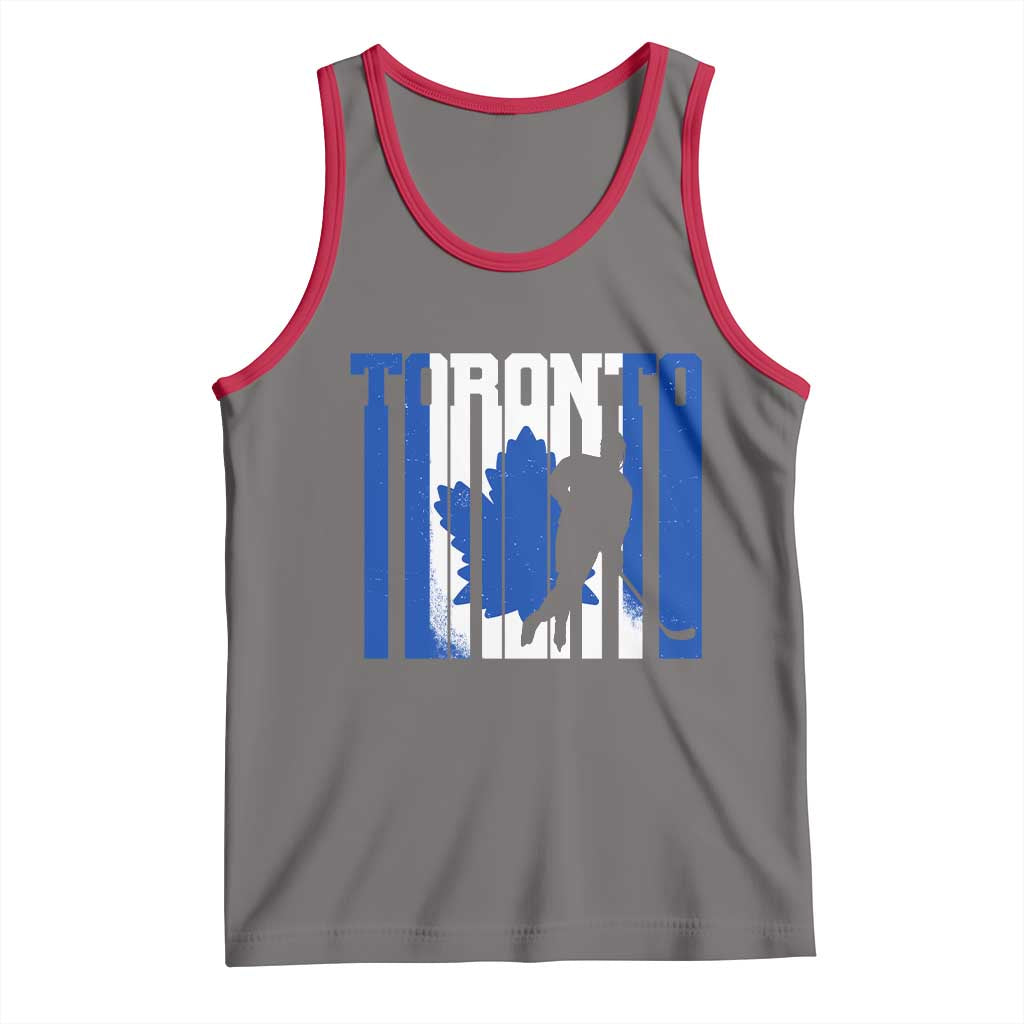 Ice Hockey Torontonian Player Tank Top Toronto Flag Gift - Wonder Print Shop