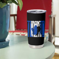 Ice Hockey Torontonian Player Tumbler Cup Toronto Flag Gift - Wonder Print Shop