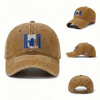 Ice Hockey Torontonian Player Washed Cotton Baseball Cap Toronto Flag Gift