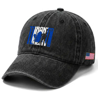 Ice Hockey Torontonian Player Washed Cotton Baseball Cap Toronto Flag Gift