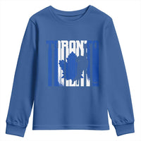 Ice Hockey Torontonian Player Youth Sweatshirt Toronto Flag Gift - Wonder Print Shop