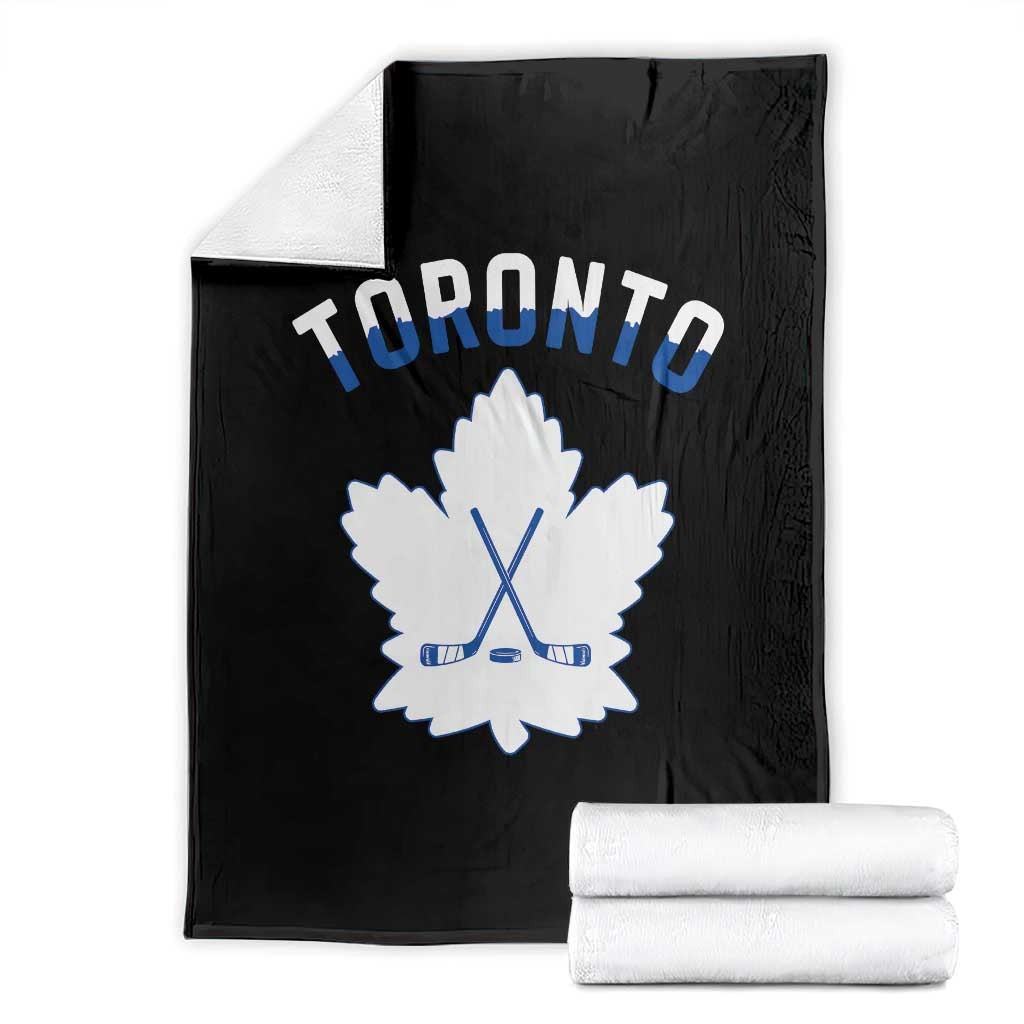 Toronto Ice Hockey Lover Throw Blanket Gift For Torontonian - Wonder Print Shop