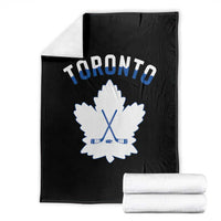 Toronto Ice Hockey Lover Throw Blanket Gift For Torontonian - Wonder Print Shop
