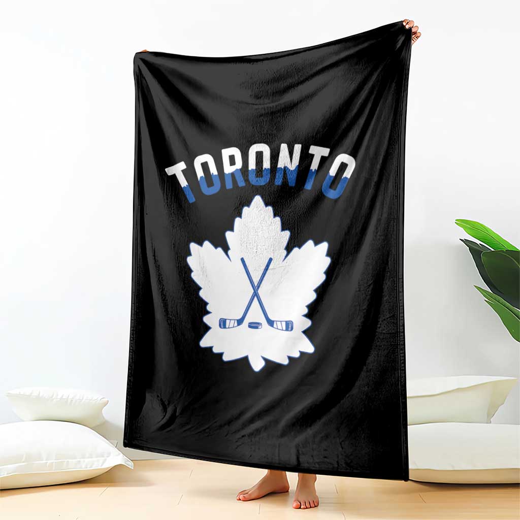 Toronto Ice Hockey Lover Throw Blanket Gift For Torontonian - Wonder Print Shop