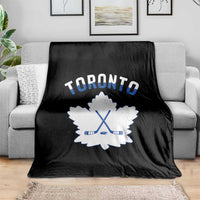 Toronto Ice Hockey Lover Throw Blanket Gift For Torontonian - Wonder Print Shop