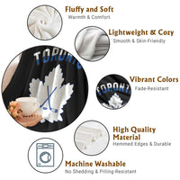 Toronto Ice Hockey Lover Throw Blanket Gift For Torontonian - Wonder Print Shop