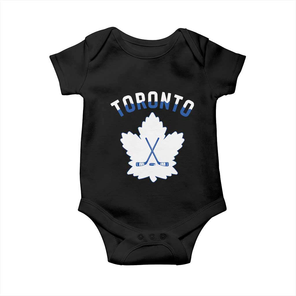 Toronto Ice Hockey Lover Baby Onesie Gift For Torontonian - Wonder Print Shop